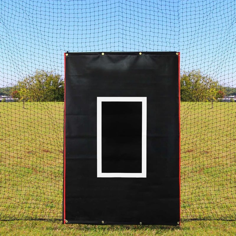 CORECISE Baseball Softball Cages Backstops with Strike Zone,Hitting Pitching Batting Cage Backstop,Baseball Hitting Backstop Mat,Pitcher Training Equipment Aid,Batting Cages Accessories - Image 5